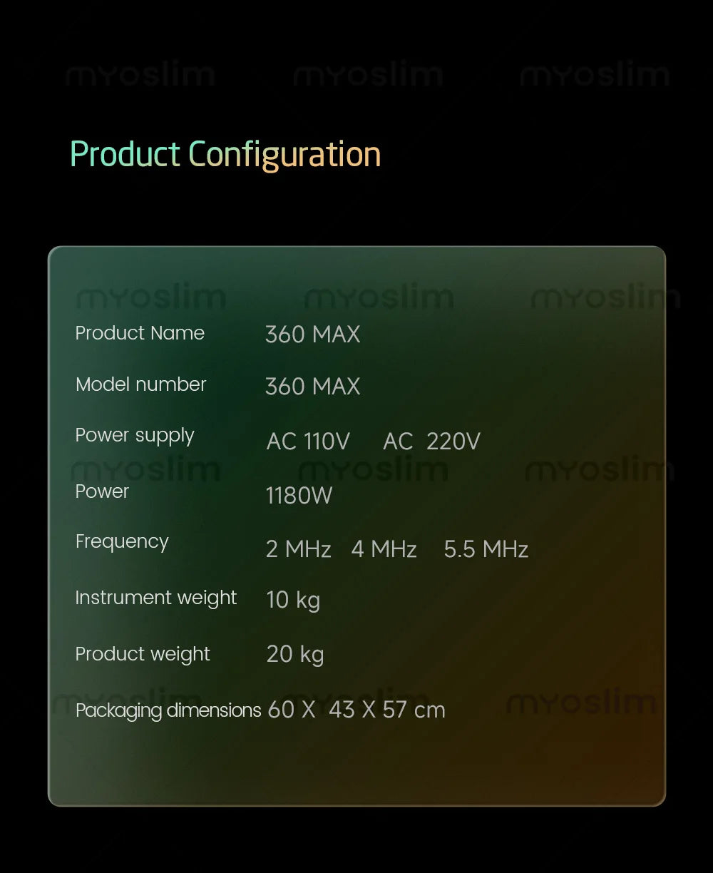 25D HIFU 360MAX - Professional Face Lifting & Body Sculpting Machine