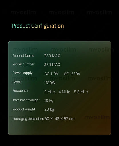 25D HIFU 360MAX - Professional Face Lifting & Body Sculpting Machine