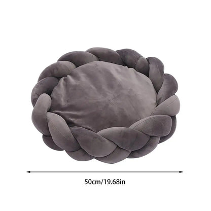 Knitted Round Cat/Dog Bed