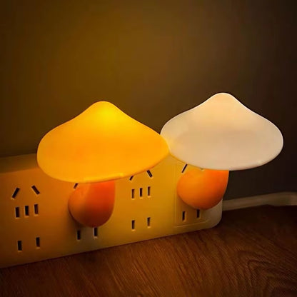 Night Light Mushroom Wall Socket