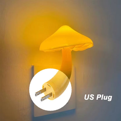Night Light Mushroom Wall Socket