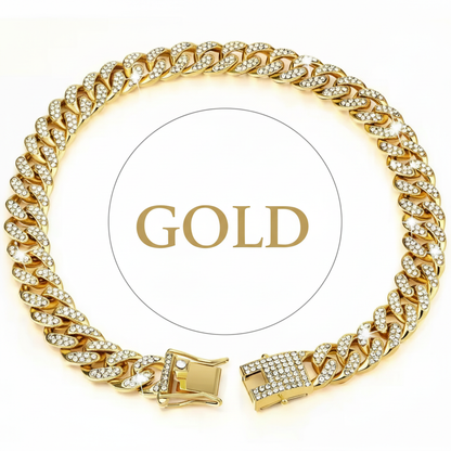 Luxury Gold Dog/Cat Chain Collar