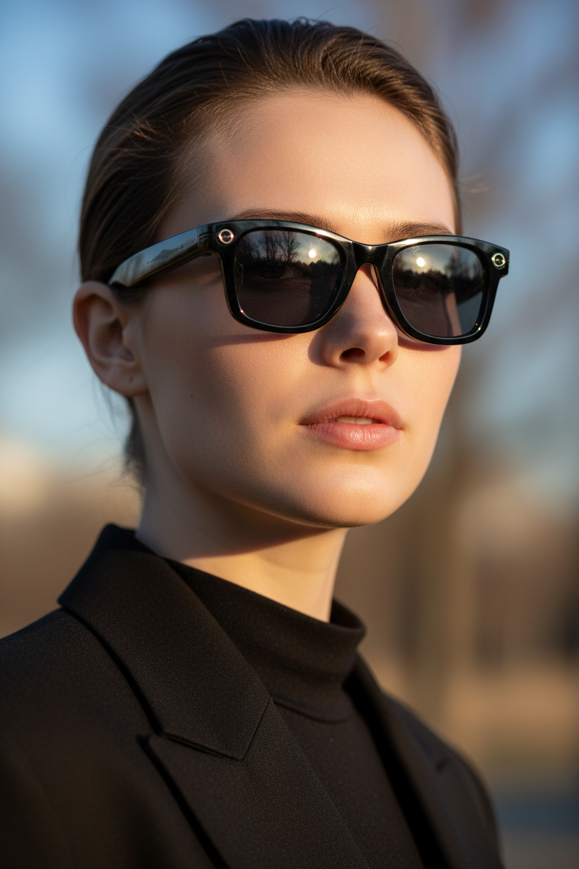 Person med glasögon