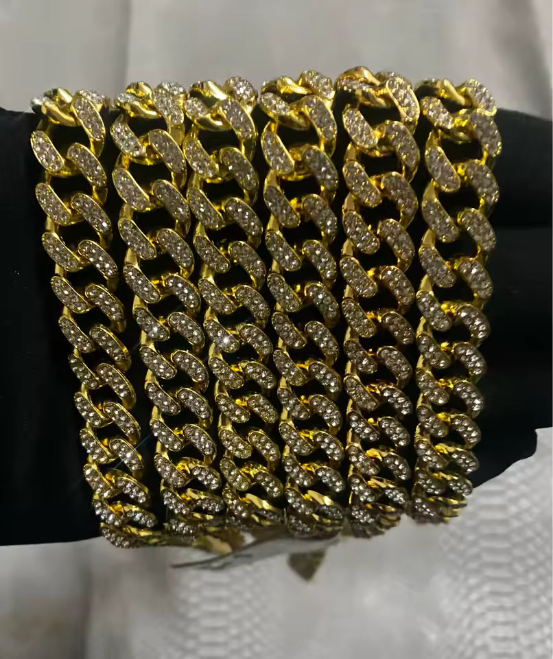 Luxury Gold Dog/Cat Chain Collar