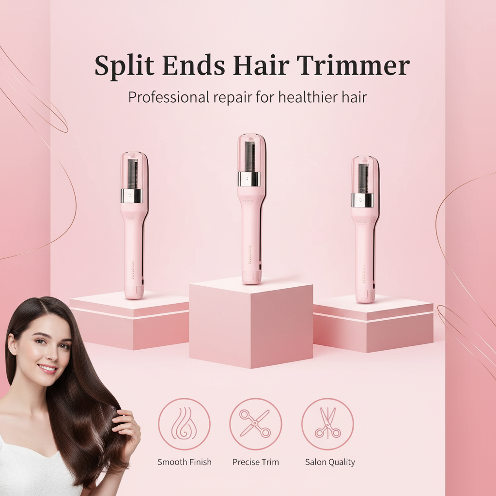 Split ends luxury infographic